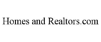HOMES AND REALTORS.COM