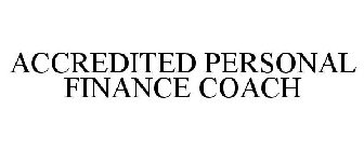 ACCREDITED PERSONAL FINANCE COACH