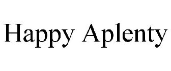 HAPPY APLENTY