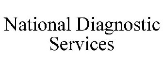 NATIONAL DIAGNOSTIC SERVICES