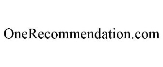 ONERECOMMENDATION.COM