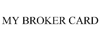 MY BROKER CARD