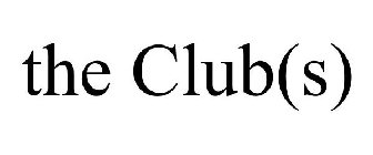 THE CLUB(S)