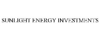 SUNLIGHT ENERGY INVESTMENTS