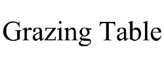 GRAZING TABLE