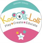 KOO-OLLI-LOLLI SENSORY DOUGH PLAY CREATE EDUCATE 3+