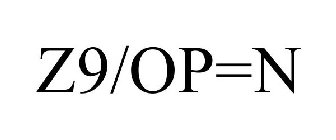Z9/OP=N