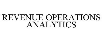 REVENUE OPERATIONS ANALYTICS