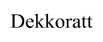 DEKKORATT