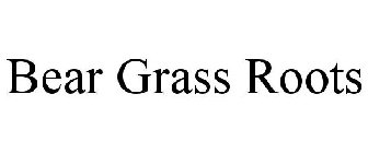 BEAR GRASS ROOTS
