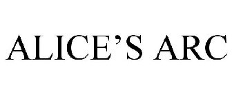 ALICE'S ARC