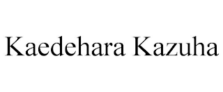 KAEDEHARA KAZUHA