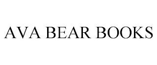 AVA BEAR BOOKS
