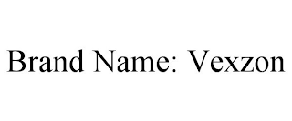 BRAND NAME: VEXZON