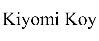 KIYOMI KOY