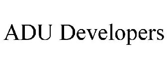 ADU DEVELOPERS