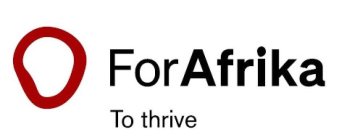 FOR AFRIKA TO THRIVE