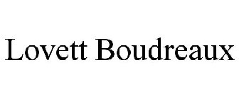 LOVETT BOUDREAUX