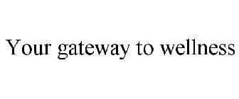 YOUR GATEWAY TO WELLNESS