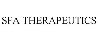 SFA THERAPEUTICS