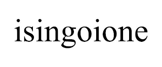 ISINGOIONE