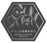 MELOGRANO ORANGE BLOSSOM MARTINI