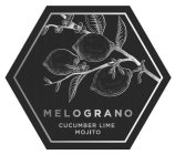 MELOGRANO CUCUMBER LIME MOJITO