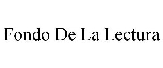 FONDO DE LA LECTURA