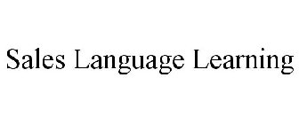 SALES LANGUAGE LEARNING