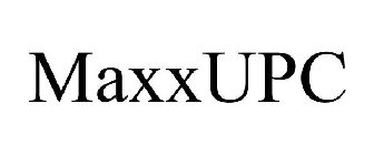 MAXXUPC