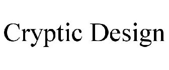 CRYPTIC DESIGN