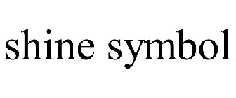 SHINE SYMBOL