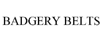 BADGERY BELTS