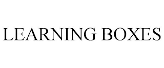 LEARNING BOXES