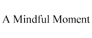 A MINDFUL MOMENT