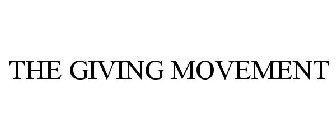 THE GIVING MOVEMENT