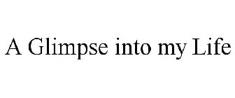 A GLIMPSE INTO MY LIFE