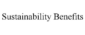 SUSTAINABILITY BENEFITS