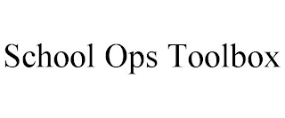 SCHOOL OPS TOOLBOX