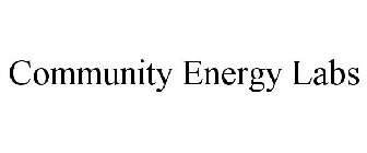 COMMUNITY ENERGY LABS