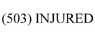 (503) INJURED