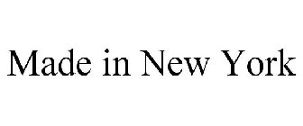 MADE IN NEW YORK
