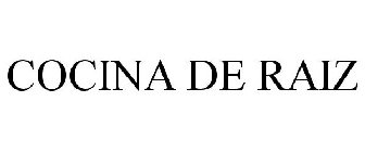 COCINA DE RAIZ