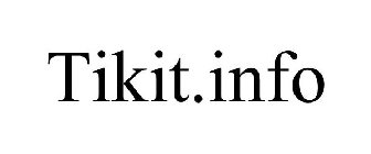 TIKIT.INFO