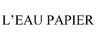 L'EAU PAPIER