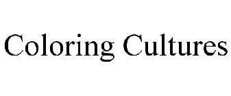 COLORING CULTURES