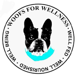 WOOFS FOR WELLNESS· WELL FED· WELL NOURISHED· WELL BEING·