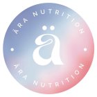 Ä ARA NUTRITION ARA NUTRITION