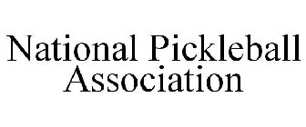 NATIONAL PICKLEBALL ASSOCIATION