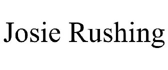 JOSIE RUSHING